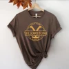 Retro Yellowstone T-shirt Yellowstone Dutton Ranch Shirt Rip Wheeler Unisex Short Sleeve Tees Vintage Tv Show Inspired Fans Tops 3