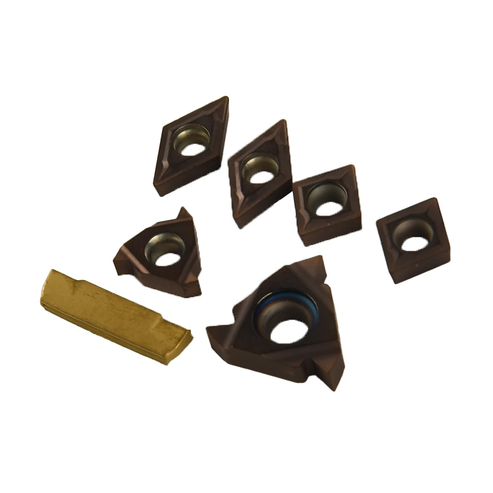 

Carbide Lathe Boring Bar Set 7pcs CCMT060204 11IR 16ER MGMN200 DCMT070204 for Semi Finishing and Rough Machining