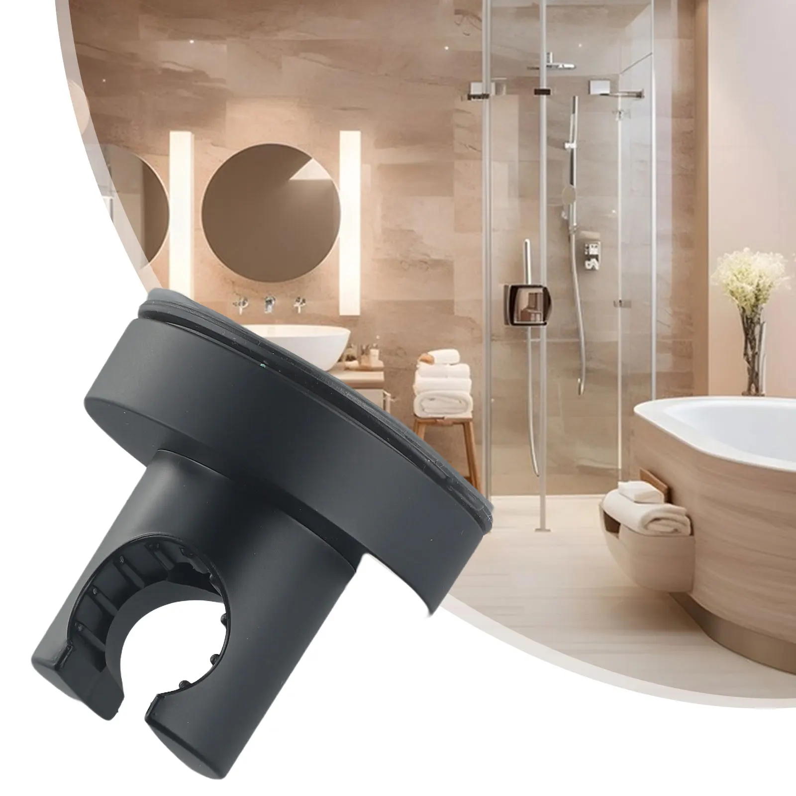 

Shower Head Holder Powerful Suction Cup Shower Chuck Holder Universal Bathroom Wall Mounted Holder Fixed Base Sprayer Bracket