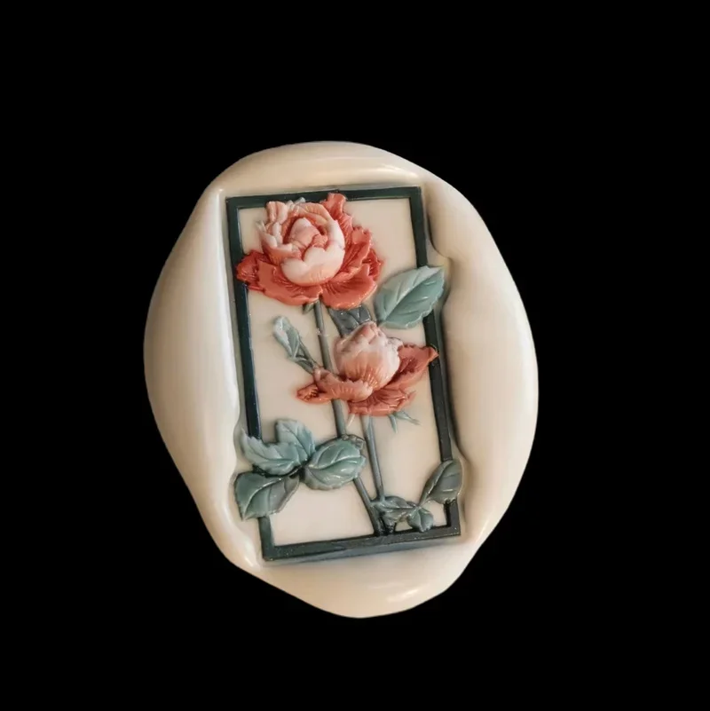 Diy Fire Seal Seal Head Vitality Series Multi-layer Relief Fine Carving Copper Head Handmade Stamp Toy Envelope Invitation