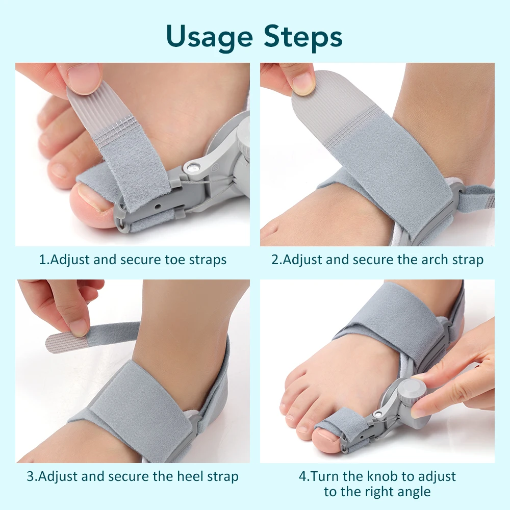 Adjustable Bunion Corrector Rotatable Bunion Splint Big Toe Straightener Joint S