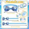 10PCS Summer New Dog Bow Tie Beach Series Handmade Adjustable Cartoon Print Pet Collars Neckties For Dog Pet Dog Accessories 3