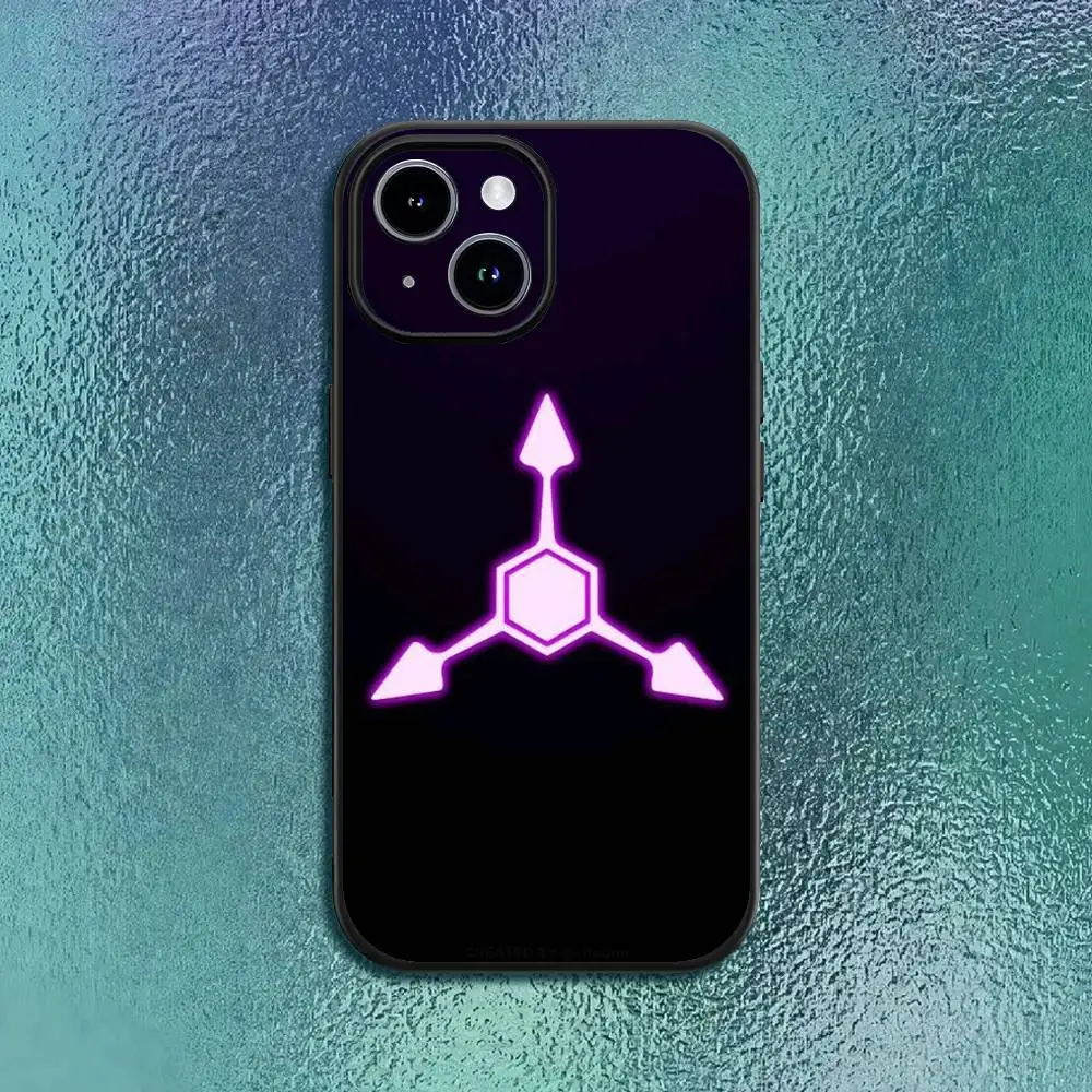 Sleek Black Soft Shell Phone Case With M-Murder Graphic Design