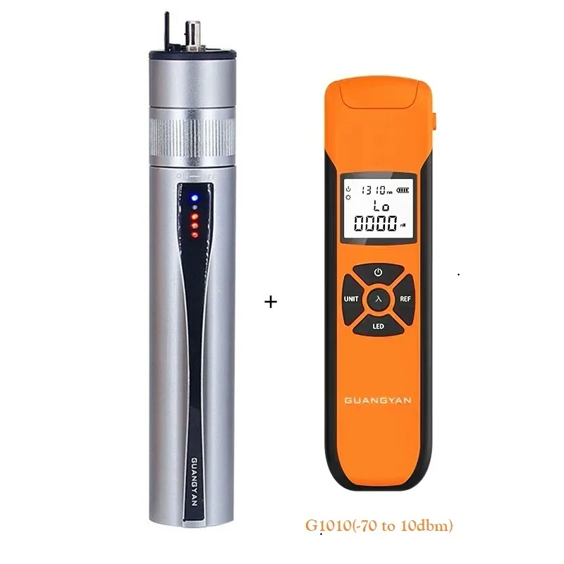 5-30MW Visual Fault Locator-70 to 10dBm G10 Fiber Optical Power Meter Patch Cord Cable Tester Tool FC/ST/SC