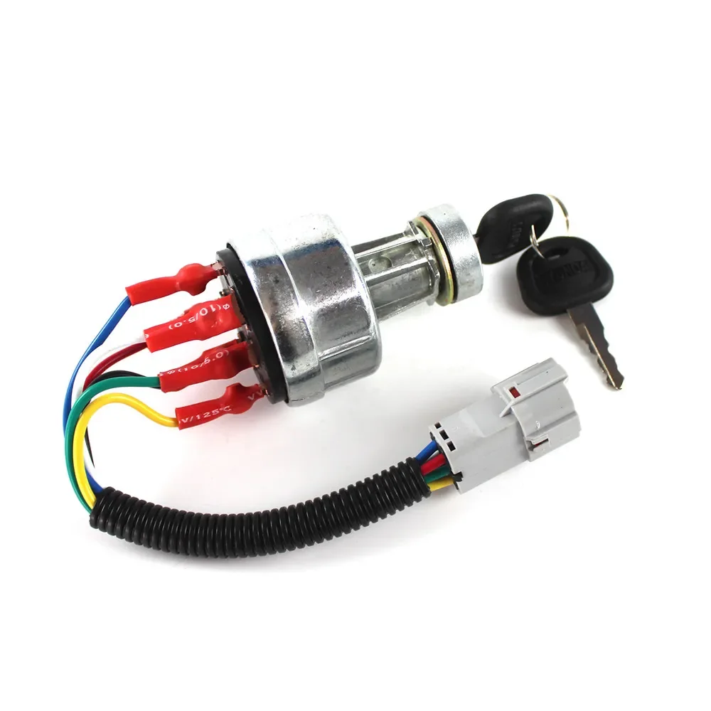 

21N4-10400 21N4-10430 SINOCMP Key Starter Ignition Switch For Hyundai R150-7 R210-7 R215-7 R220-7 Excavator Aftermarket parts