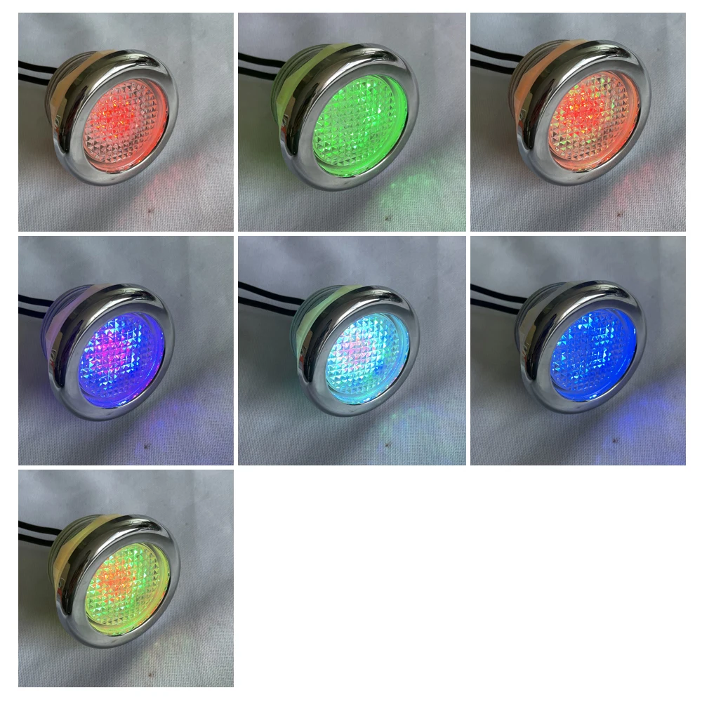 컬러젯 LED 조명 온수 욕조 12V AC IP68 방수 RGB 다채로운