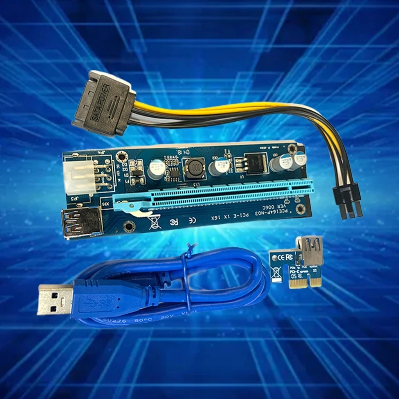 VER009S PCI-E  ī 1X  16X  ̺, USB3.0 ̺ 4P  