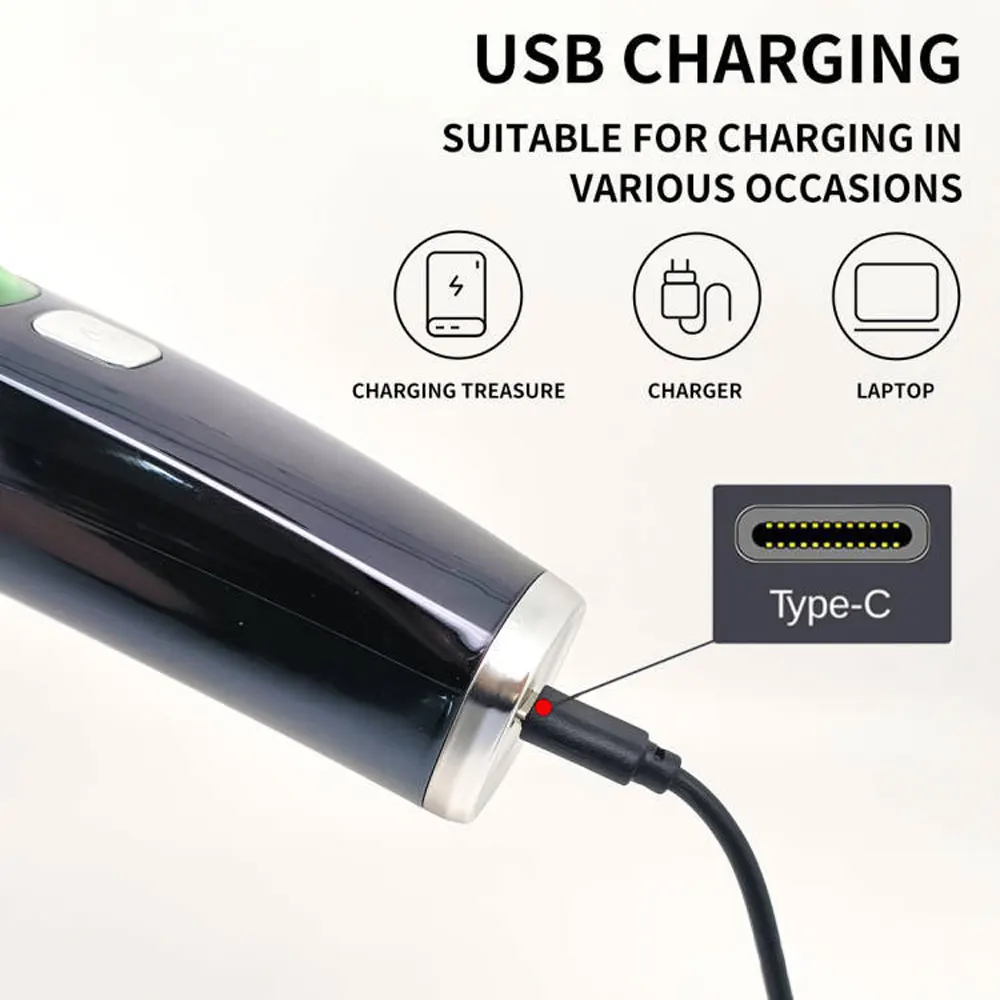Vacuum Trimmer-Trimvac Pro, Mens Waterproof Beard Trimmer, Beard Trimmer