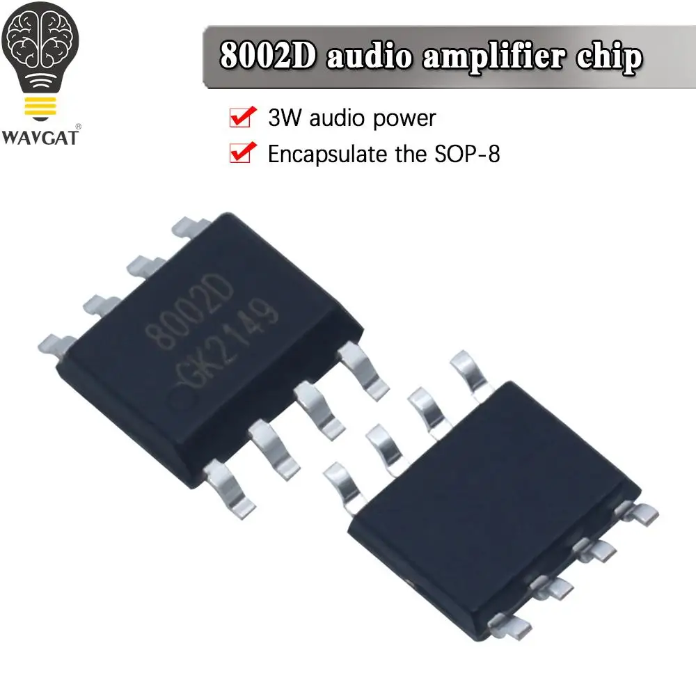 10pcslotTC8002D8002D3WSOP8audioamplifieraudioamplifierICnew