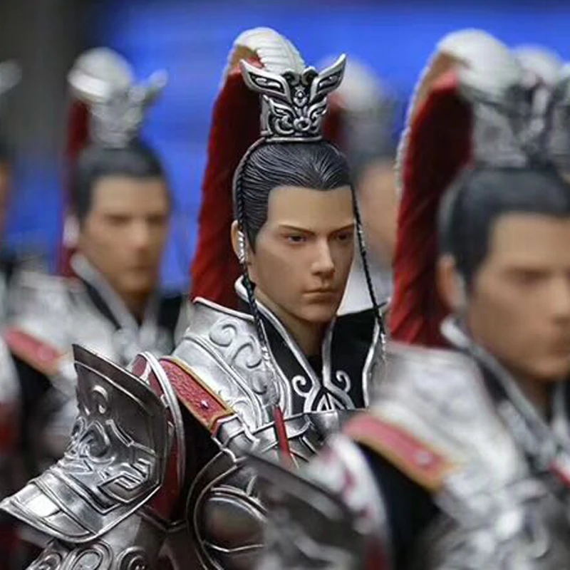 

1/6 Scale Ancient Soldiers Head Sculpt Natural Strategy Head Carving Model Toy for 12in Action Figure Toy Collection