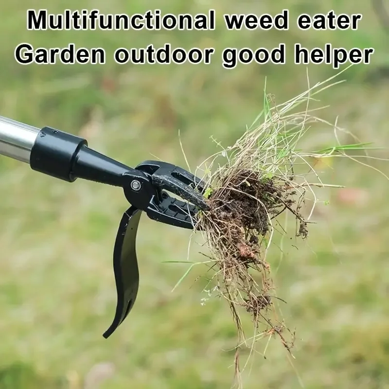 Weed Puller Tool Stand Up Aluminum Claw Manual For Outdoor Garden Lawn Garden Digging Weeder Removal Accessory