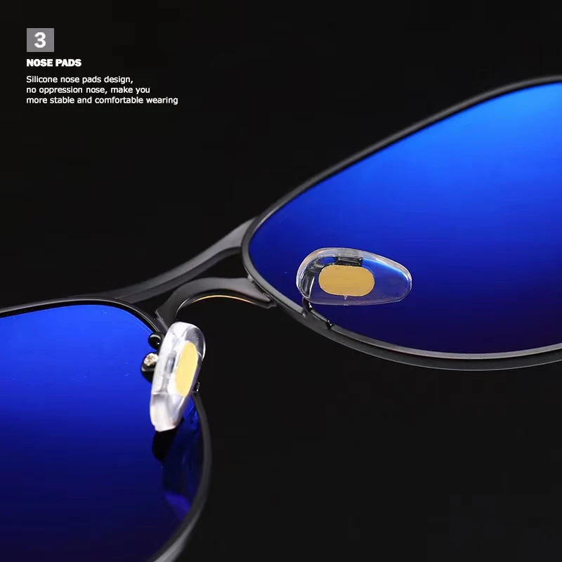 Classic Men's Polarized Sunglasses Metal Driving Male Light Sun Glasses for VW V
