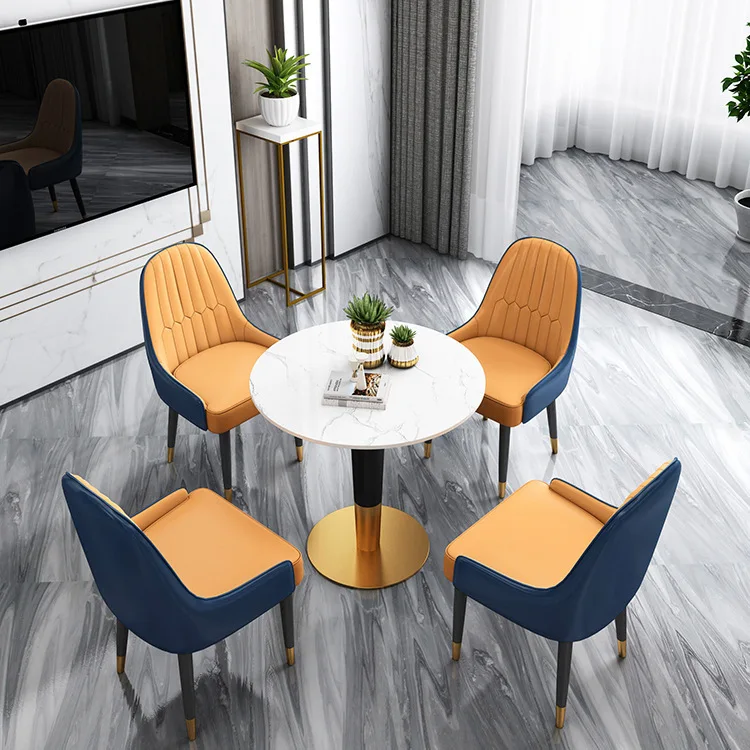 Commercial Canteen Restaurant Furniture Coffee Shop Booth Dining Seating Chair and Tables for Sale