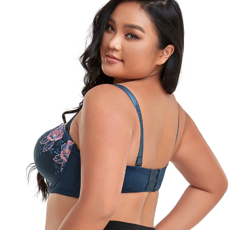 Bras BINNYS D Cup High Quality Womens Bra Sexy Bralette Comfortable Full  Nylon Striped Plus Sizes Underwire 230509 From Quan02, $11.26