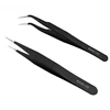 1PC Stainless Steel Curved Straight Eyebrow False Eyelash Tweezers Nail Art Extension Makeup Tool Eeyelashes Tweezers 3