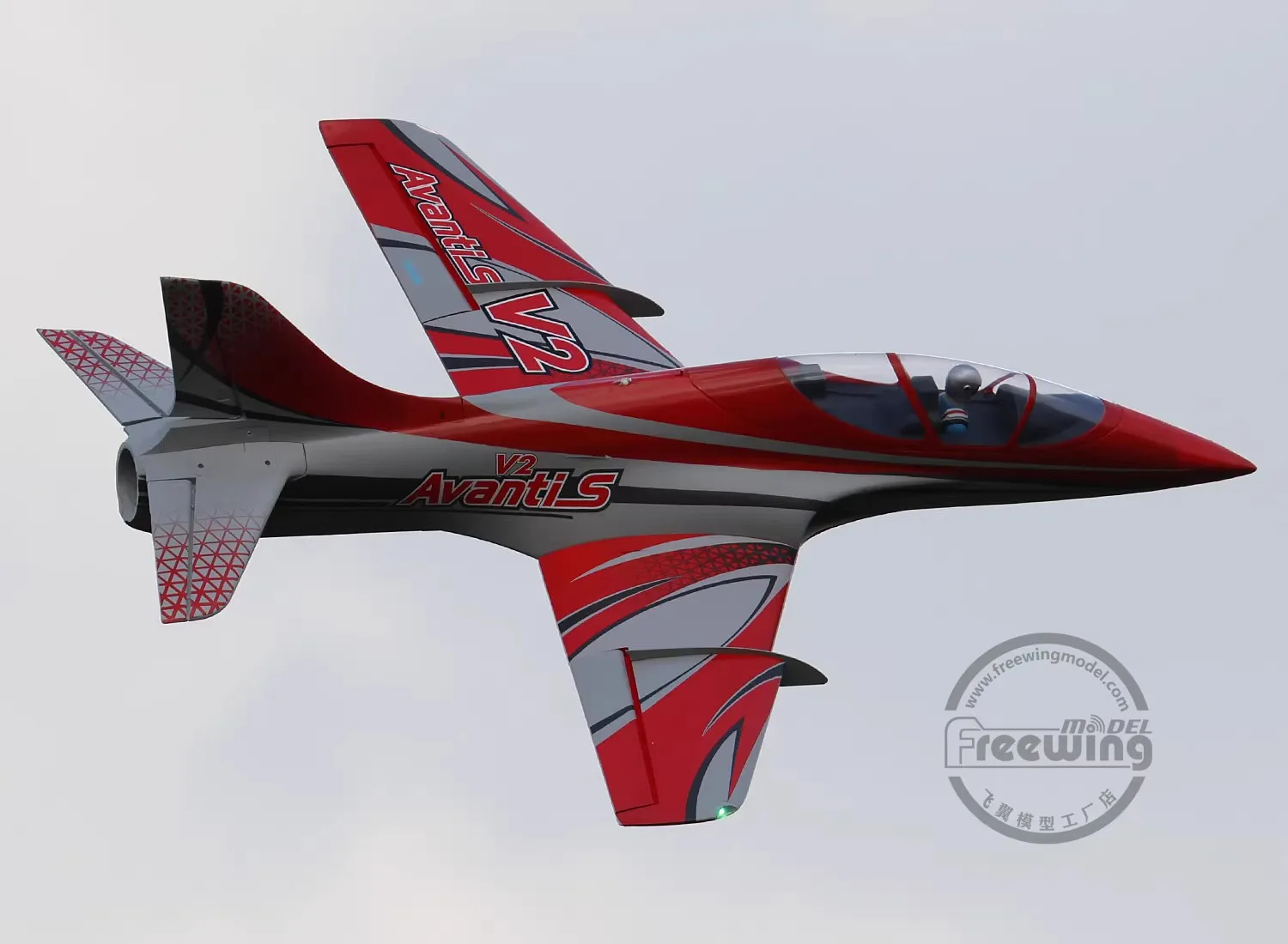 RC Model Freewing EPO RC Plane Avanti S V2 80mm EDF Jet Airplane 80 Inrunner EDF Plane 6s PNP or kit+S Retractable Landing Gear 3