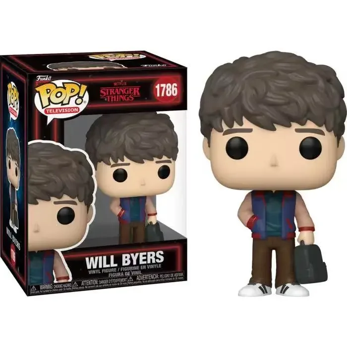 Funko Pop WILL BYERS 1786. #   Вінілова фігурка 10 см ПВХ Колекція ляльок Модель Іграшки для дітей День народження Різдво Карнавал Іграшка Подарунок