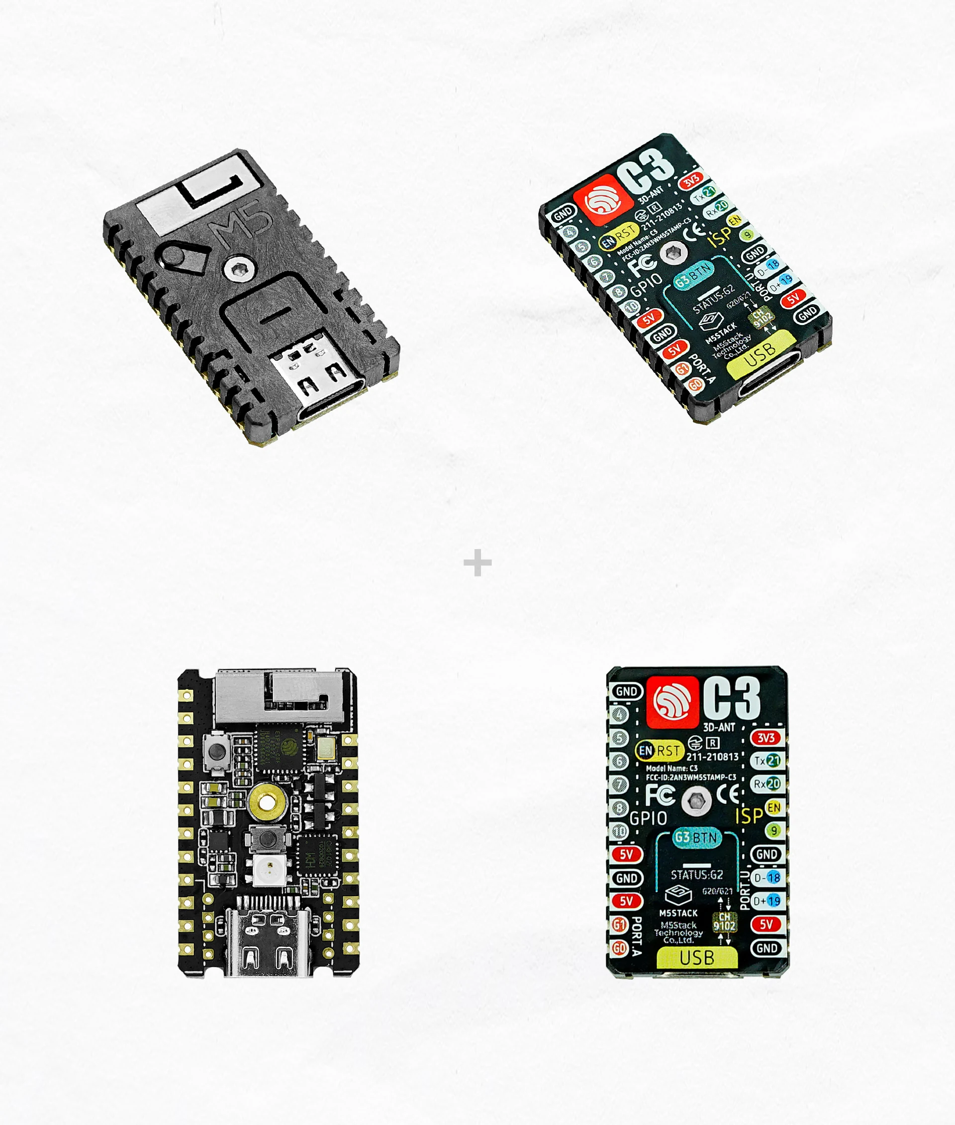 Official M5Stamp C3 (5pcs)