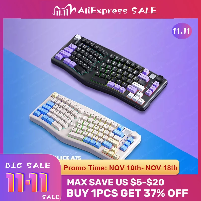 KBDfans Kunlun Alice配列メカニカルキーボード 本体 Modding My