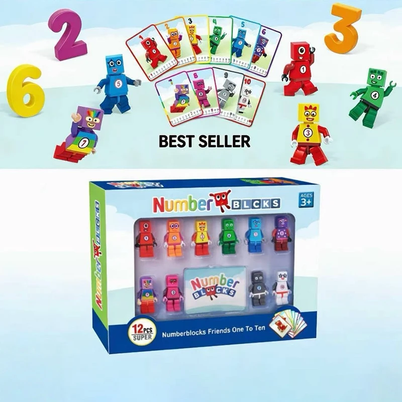 Hot New Numberblocks Assembly Model Toys Gift, Strengthening Mathematical Knowledge Through Digital Games_voghion.com