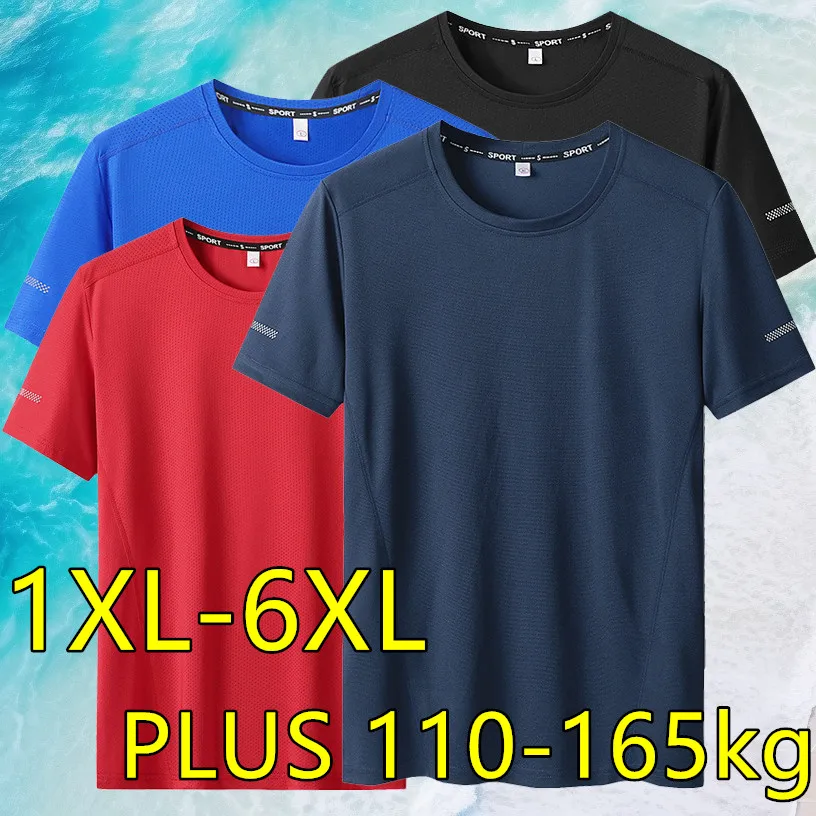 T Shirt Voor Mannen Plus Maat 5xl 6xl Sneldrogend T Shirt Ronde Hals T Shirt Voor Mannen Plus Maat 5xl 6xl Sneldrogend T Shirt Ronde Hals