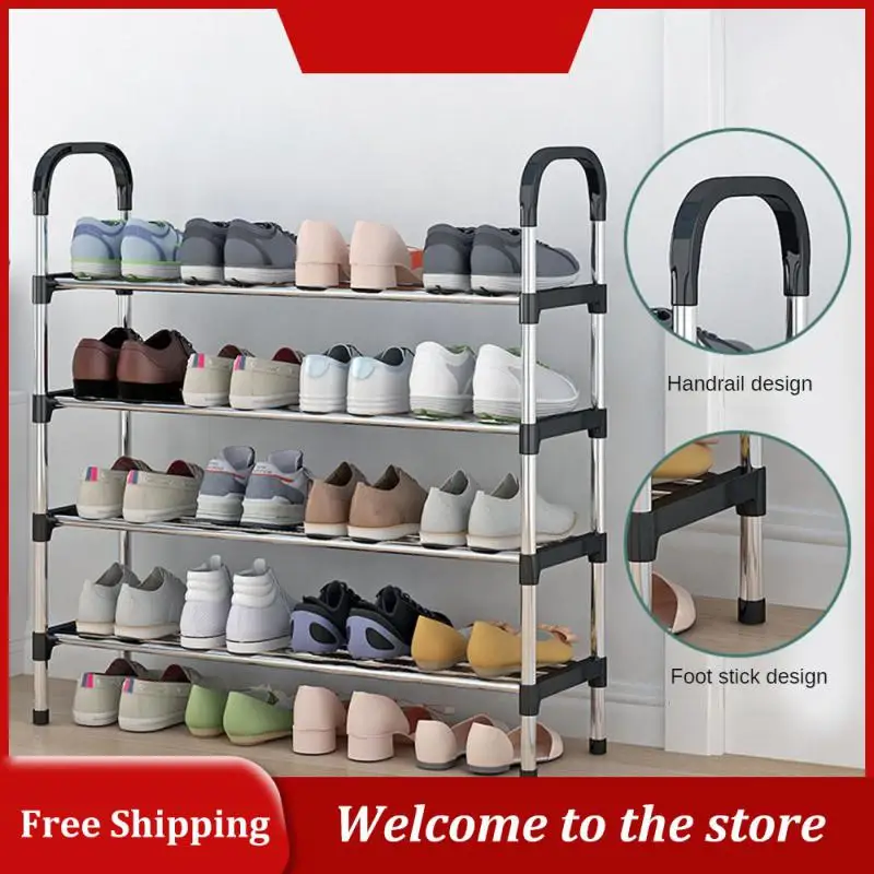 

Simple Shoe Rack Easy To Assemble Convenient Household Products Storage Rack Safe And Smooth Functional Shoe Storage Shoe Rack