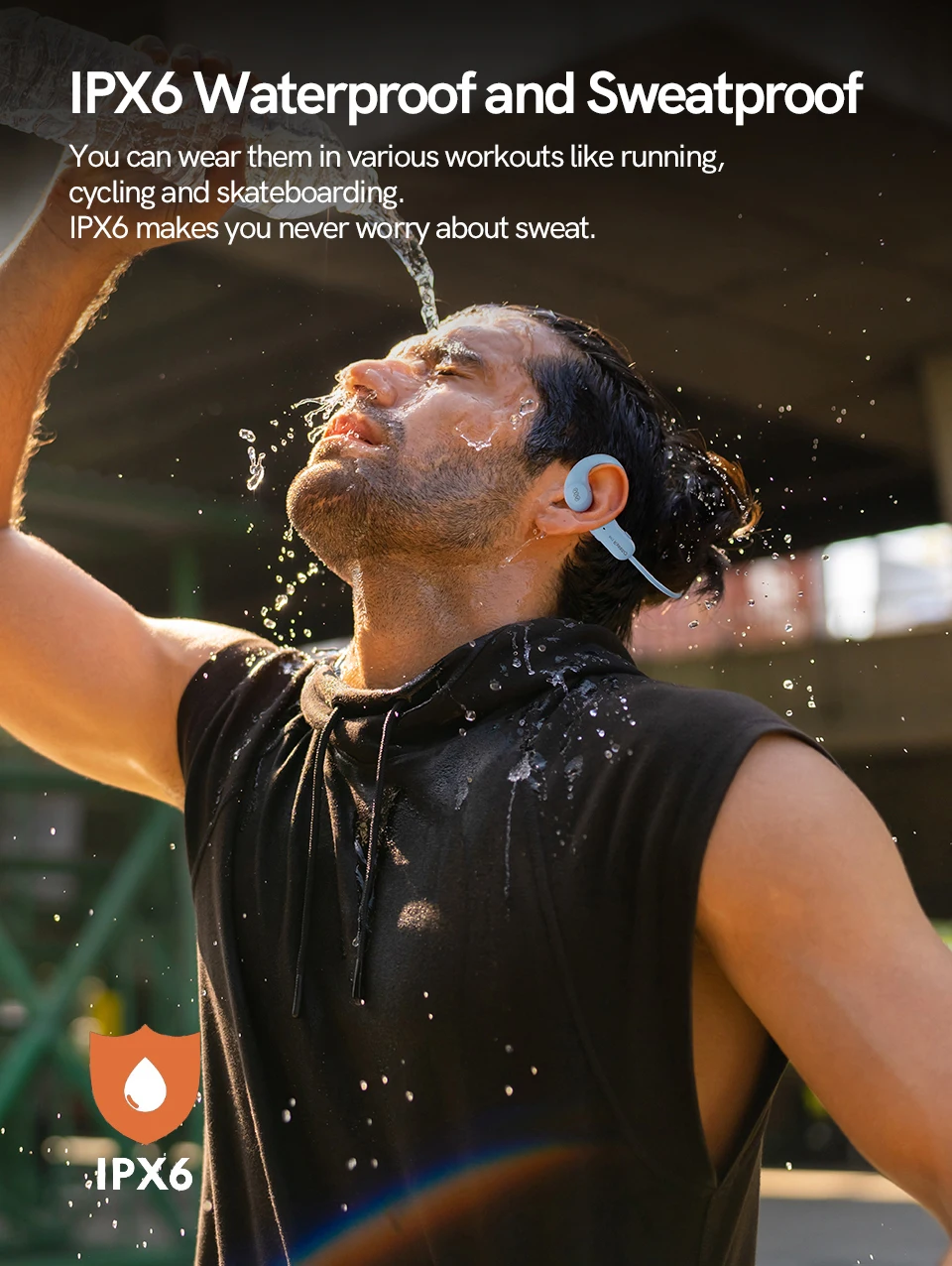 Wireless Earphone- IPX6 waterproof and sweatproof- Smart cell direct