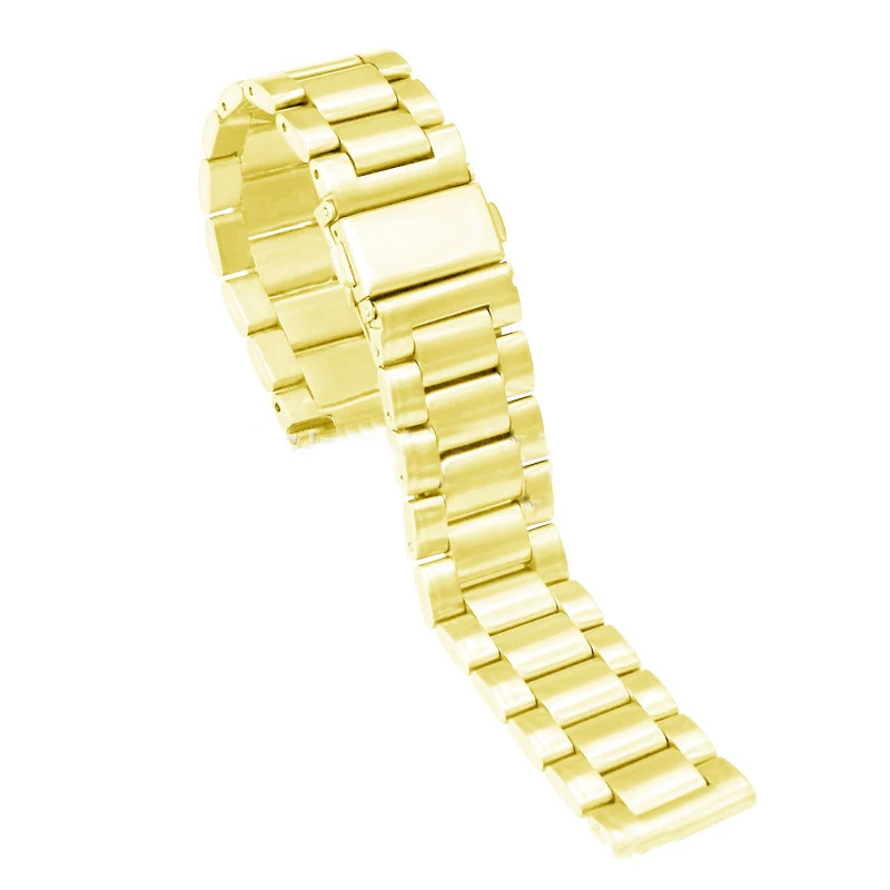16mm 18mm 20mm 22mm 24mm Stainless Steel Watch Band Strap for Samsung Galaxy Watch Bracelet Watchband Steel Banding Bracelet