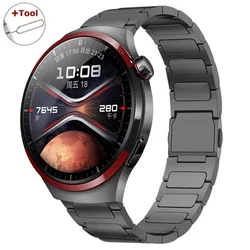 Titanium Magnetic Strap, 22mm - Universal Fit Premium Watch Bracelet - 22mm (Grey)