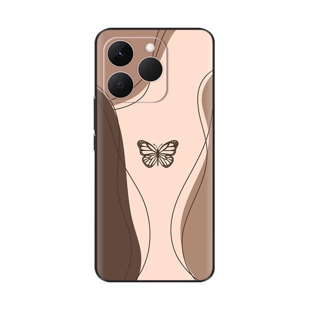 Fashionable Soft Silicone Protective Phone Case with Camera Protector