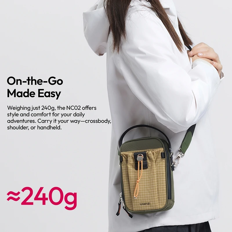Ulanzi NC-02 U Mini Phone Pouch Photography Sling Bag for Smartphone Microphone Camera Travel Vlog Livestreaming Accessories