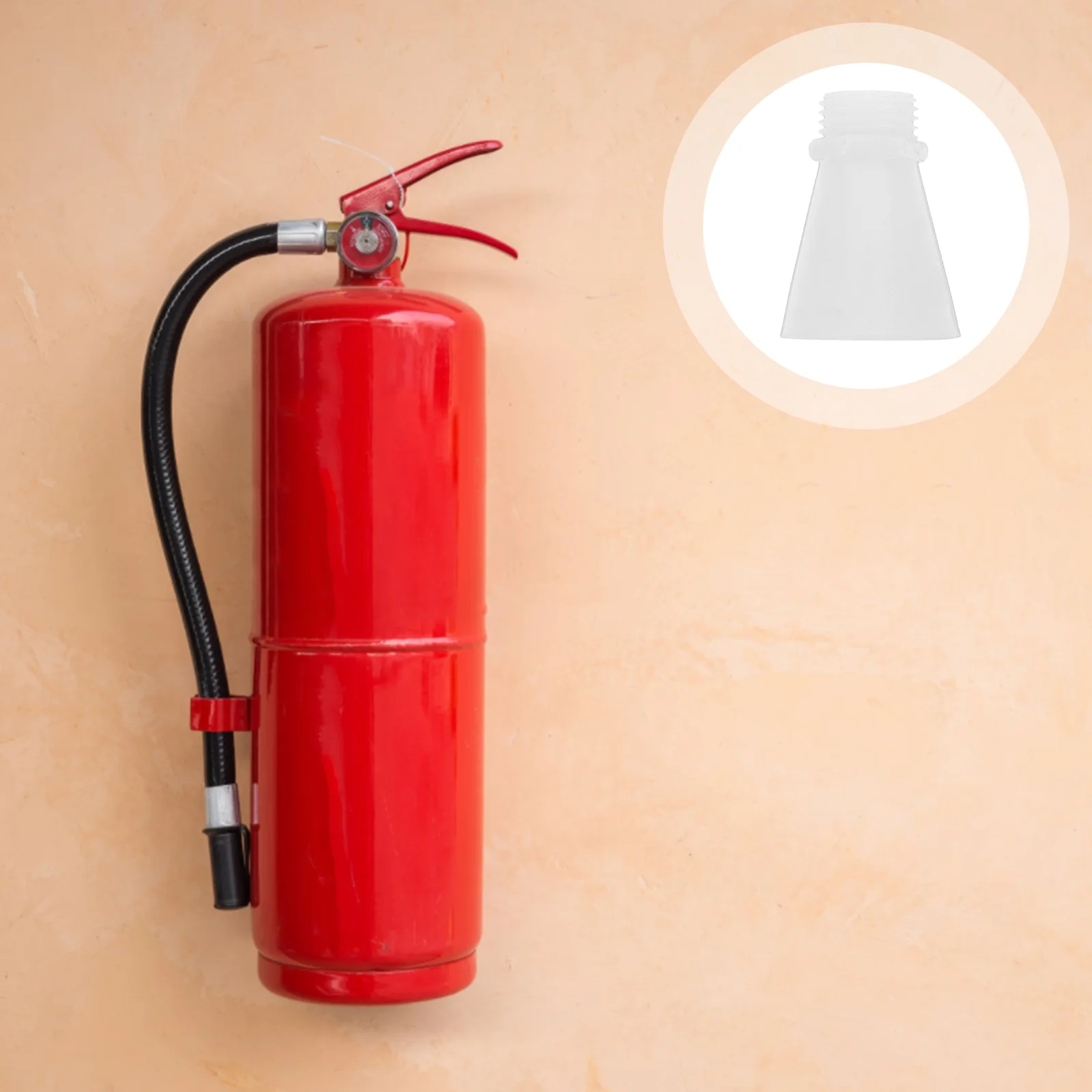 50 Pcs Fire Extinguisher Accessories Hose Nozzles Plastic Replaceable Wide Replacement Mouth
