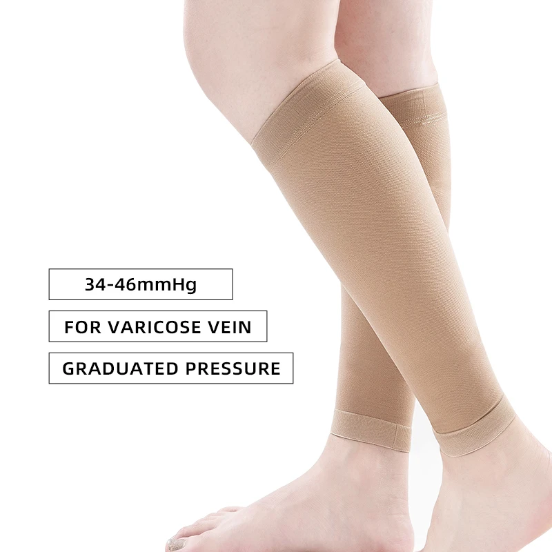 Plus Size S-7XL Running Athletics Compression Sleeves Leg Calf Men
