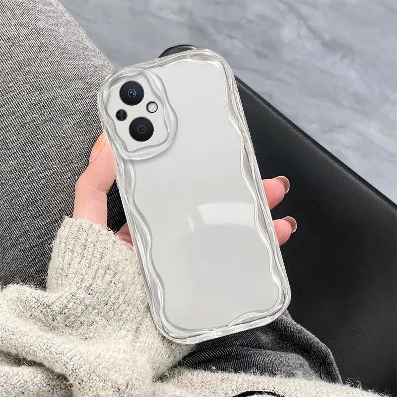 Clear TPU Wave Soft Phone Case Cover