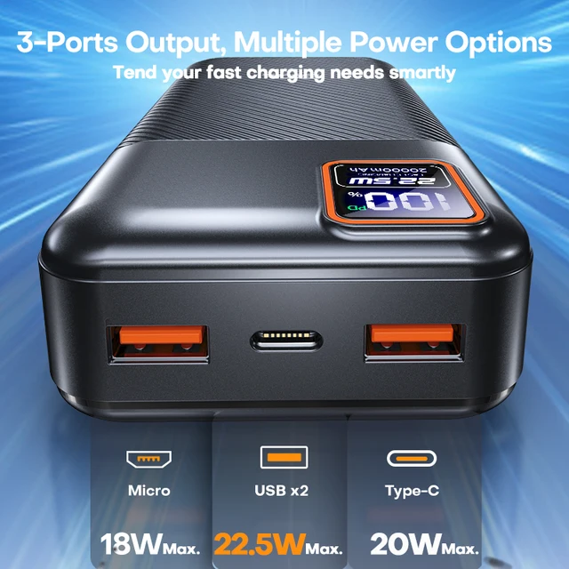 Tuodes 외장 대용량 배터리: 최고의 휴대용 충전 플러그