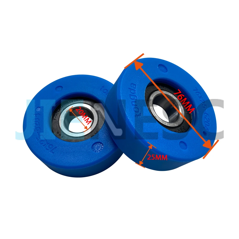 100pcs 76*25mm 6204 escalator step roller from Tongda