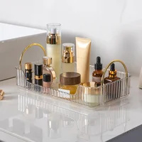 Elegant Makeup Storage Box for Bathroom, Toilet and Dressing Table Makeup pouch Brush holder makeup Makeup brushes holder Mirror 2