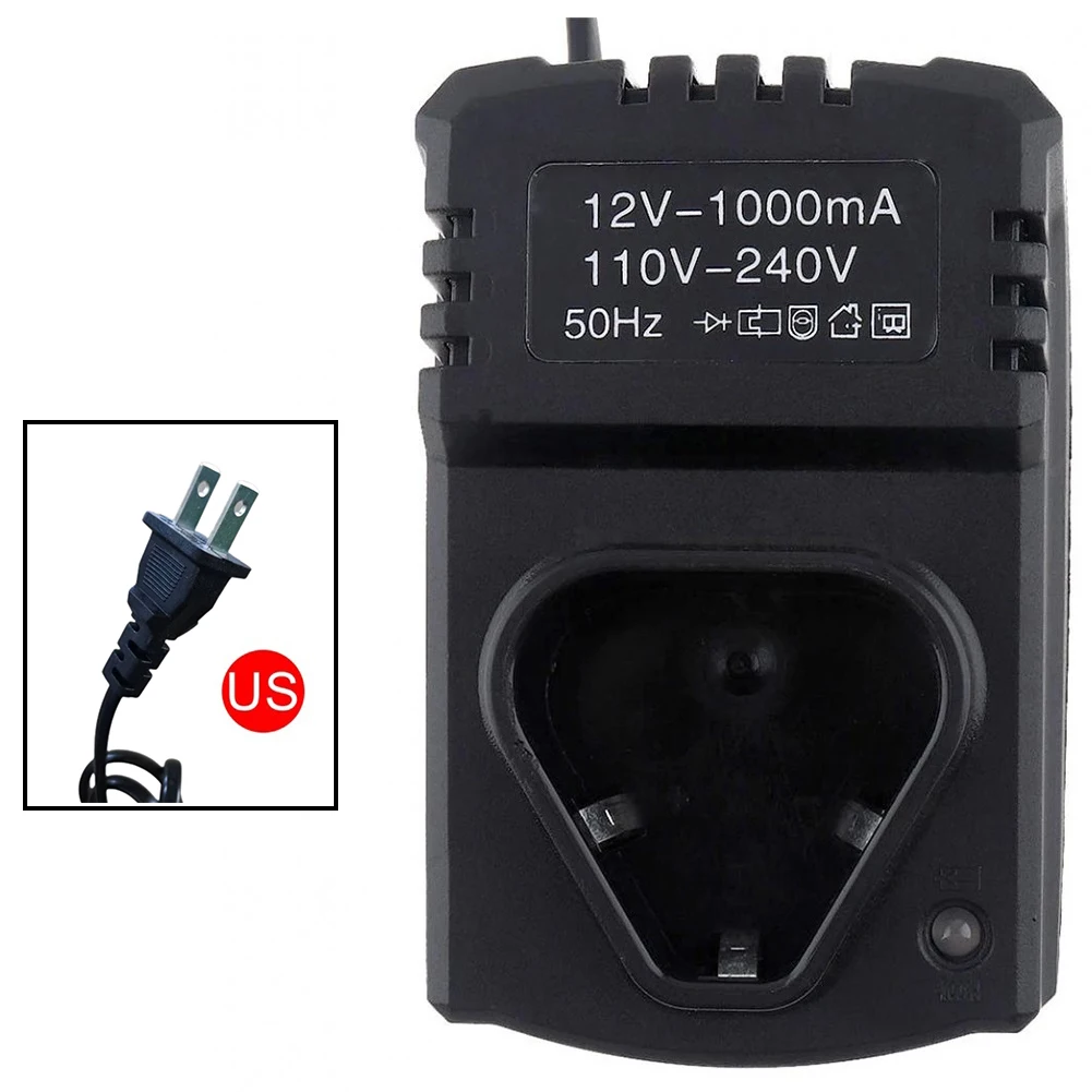 12V Lithium Screwdriver Charger Compact Portable For Rechargeable Lithium Drill 12V DC Output Power Tool Accessory drum key keychain tool useful keys metal wrench drill bit tuning drums alloy accessory percussion part screwdriver drop shipping
