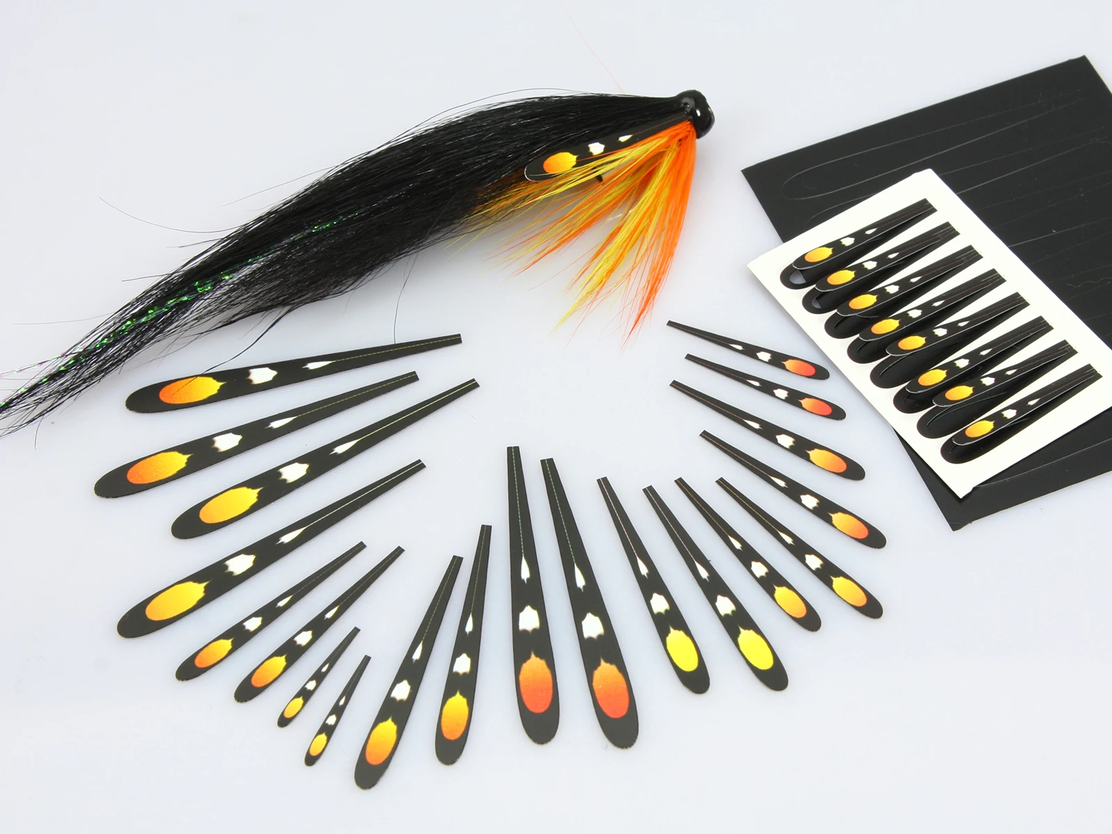 JungleCockSubstituteTroutAndSalmonFlyTyingMaterial80PcsPer