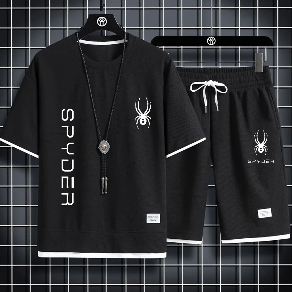 편안하고 스타일리시한 SPYDER 한국 남성용 운동복 세트