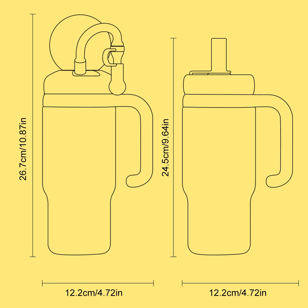 Stainless Steel Whale Fountain Tumbler with Handle Whale Water Cups with Straw 710ML Leak Proof Water Bottle for Kids Adults
