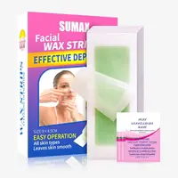 76Pcs Face Body Wax Strips Eyebrow Shaping Tape Upper Lip Cheek Hair Remover Quick Painless Waxing Strips Kit For All Skin Types 1