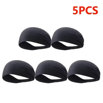 Sport Headband Fitness Sweat Bandage Head Hair Band Tennis Yoga Absorb Sweat Head Band Basketball Running Sweatband Women Men 1