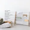 Kids Bookshelf – 4-Tier Sling Book Rack Storage - Kids Room Book Shelves, Nursery 1