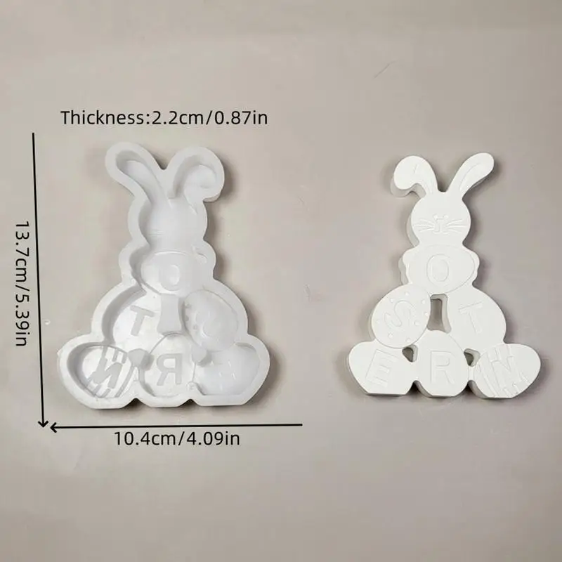 Bunny Molds Silicone Fondant Mould Rabbit Fondant Mould Easter Bunny Chocolate Candy Silicone Molds For Cake Decorating