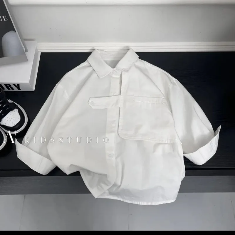 Boys Baby's Kids Blouse Coat Jacket Outwear Cotton Classic Spring Autumn High Quality Teenagers Overcoat Children's Clothin