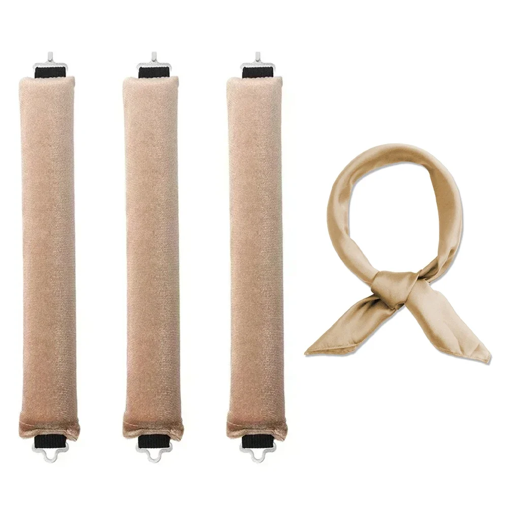 Soft Hair Curlers with Scarf Blowout hair rollers Heatless Curling Rod Headband Rollers No Heat Sleeping Lazy Curls Flexi Rods