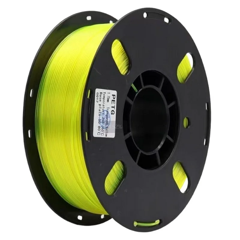 투명 PETG 필라멘트 1.75mm 1kg/500g/250g/200g 투명 필라멘트 PETG 레드 블루 그린 투명 필라멘트 고강도 PETG