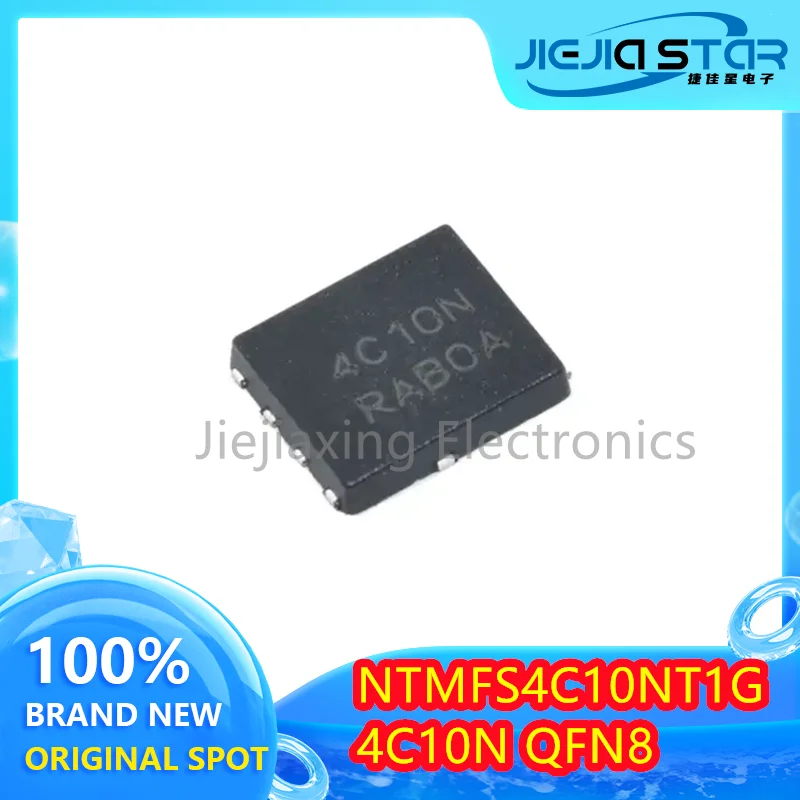 

10 pieces free shipping NTMFS4C10NT1G parts mark 4C10N 100% brand new and original QFN-8 MOS field effect transistor Electronics