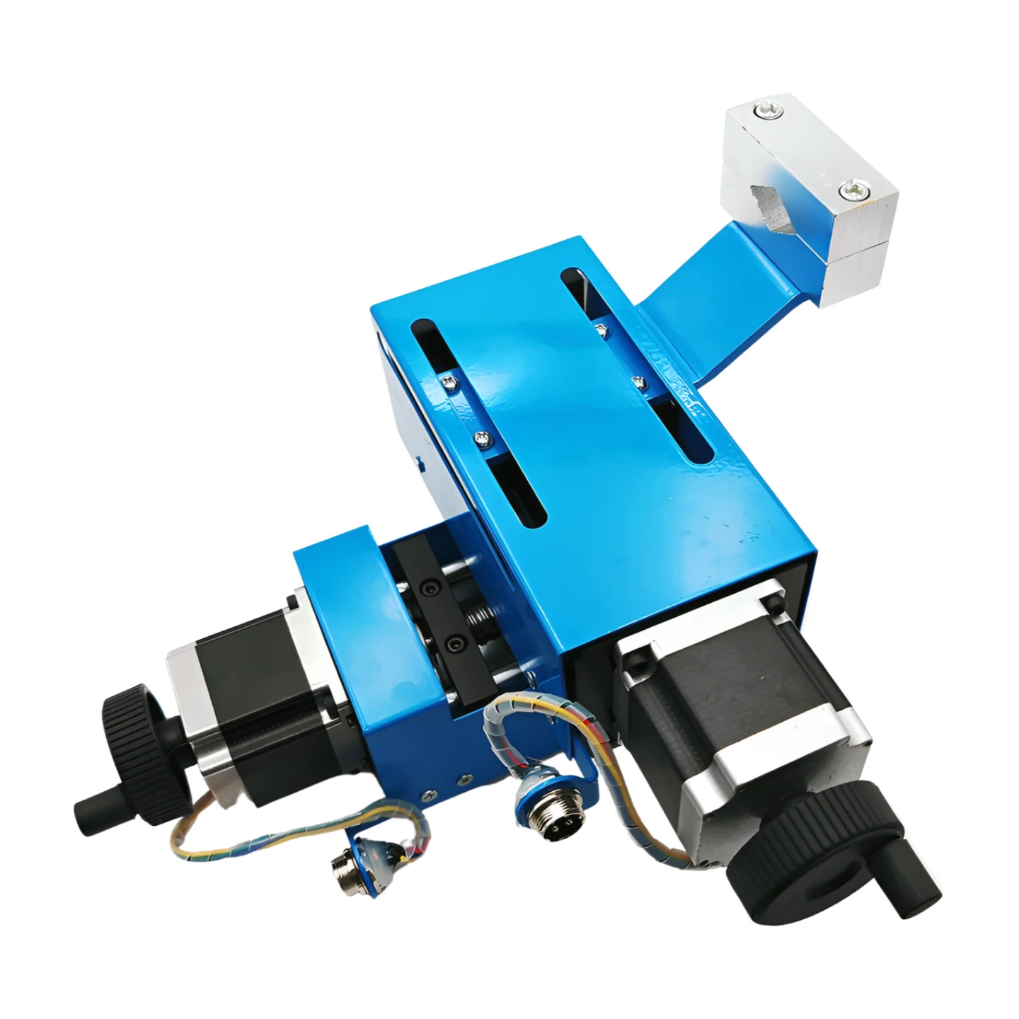 Cross Swing Automatic Two Axis Welding Oscillator Weaver PLC Controlled Motorized Mechanism for Welding Positioner Turntable 6